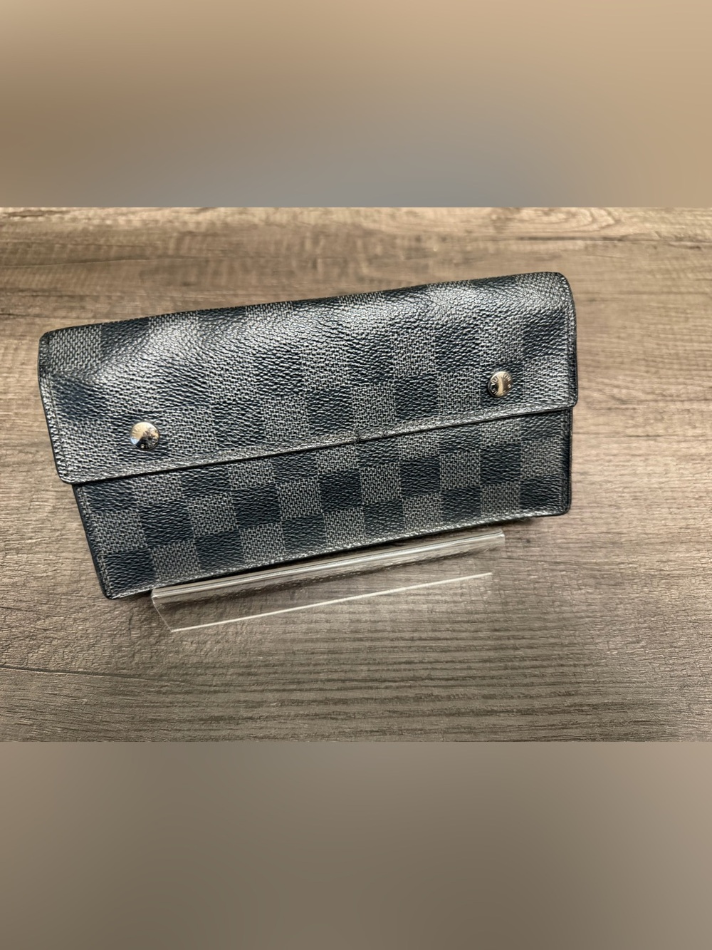 Louis Vuitton Damier Graphite Portefeuille Long Wallet.